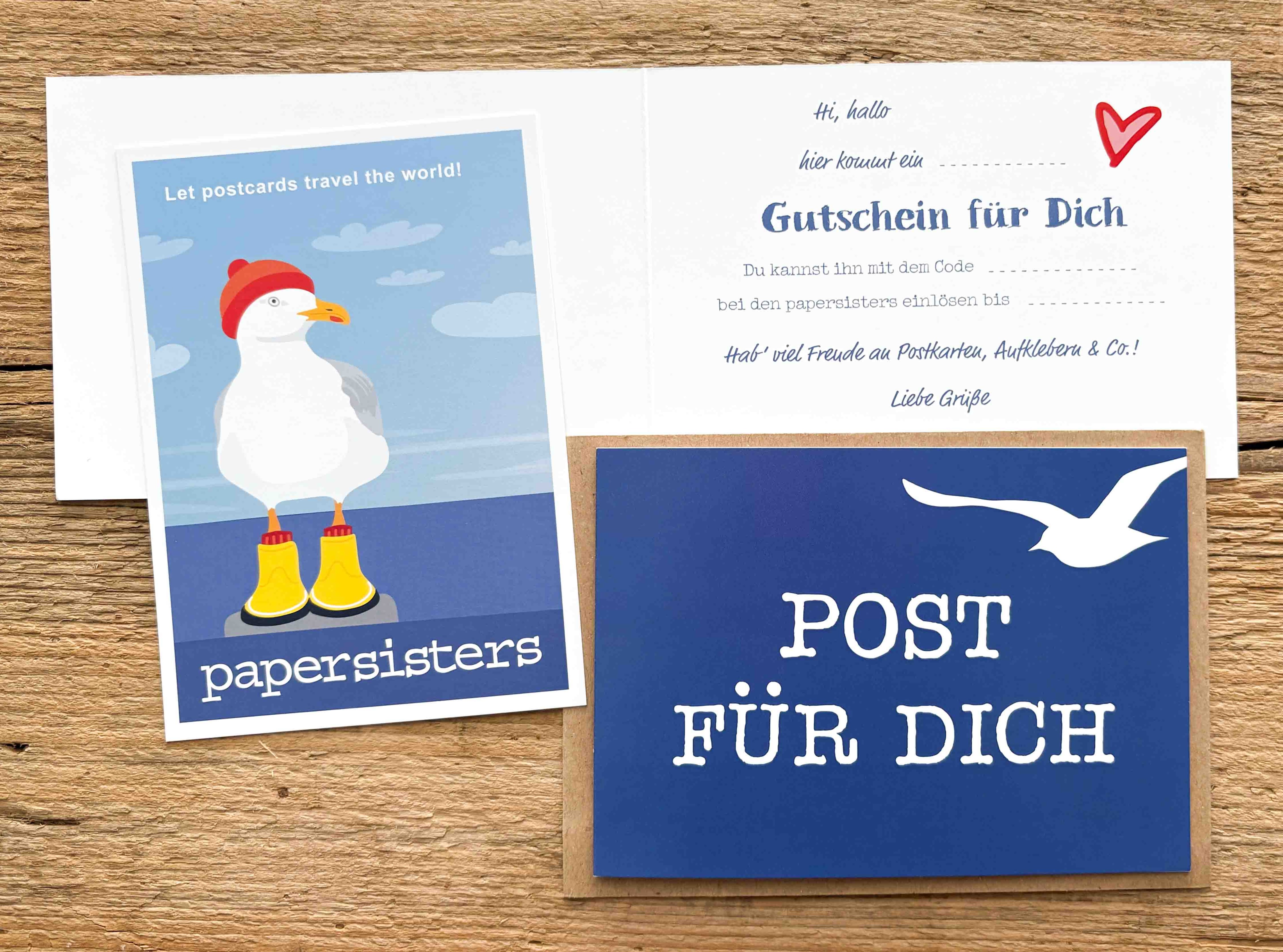 papersisters Geschenkgutschein 25 €