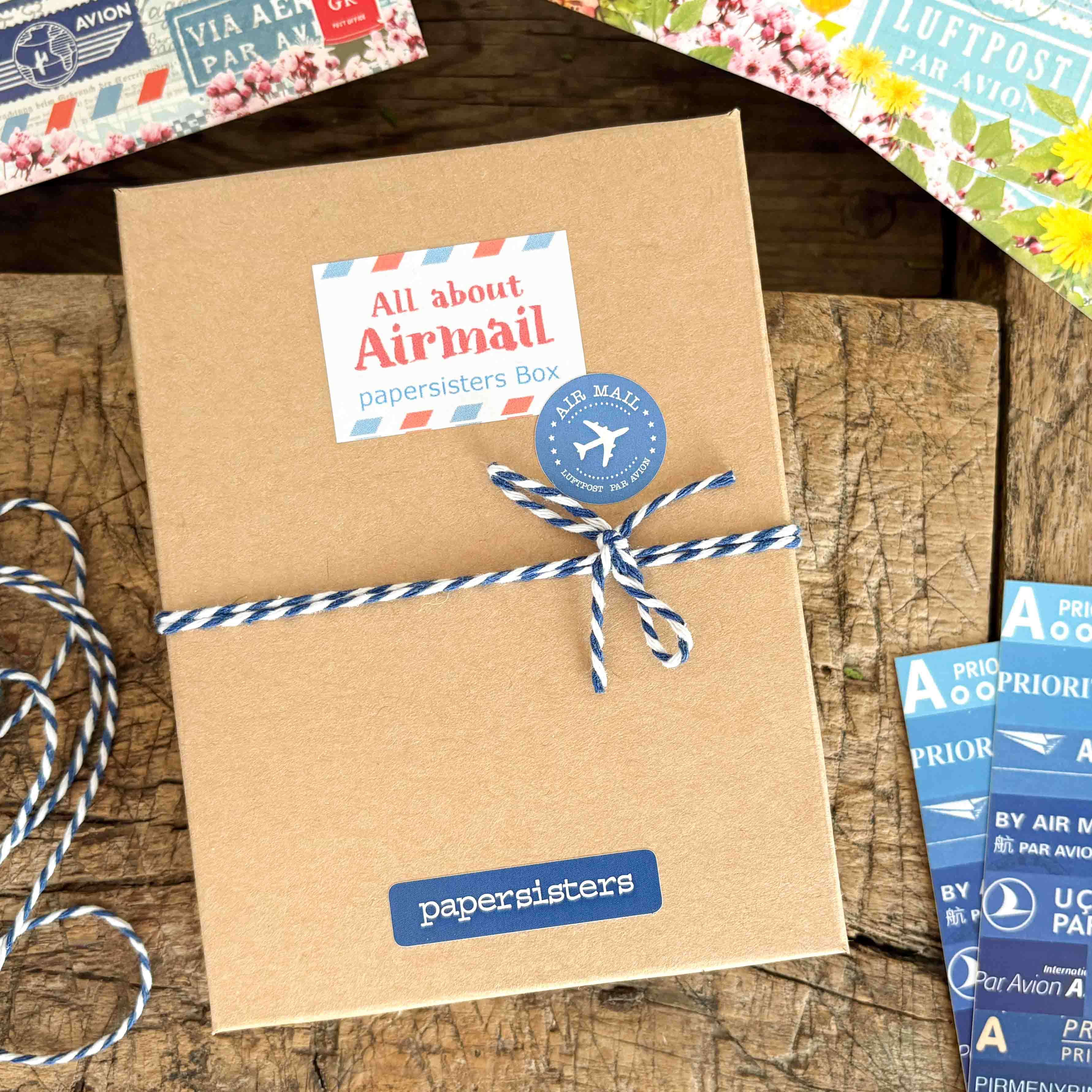 "All about Airmail" papersisters Box