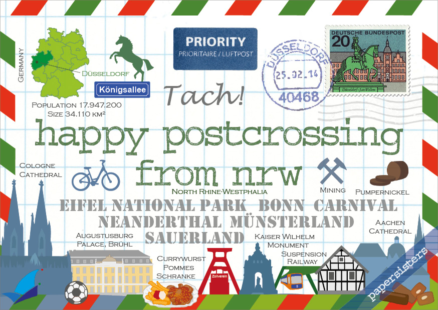 Happy Postcrossing NRW