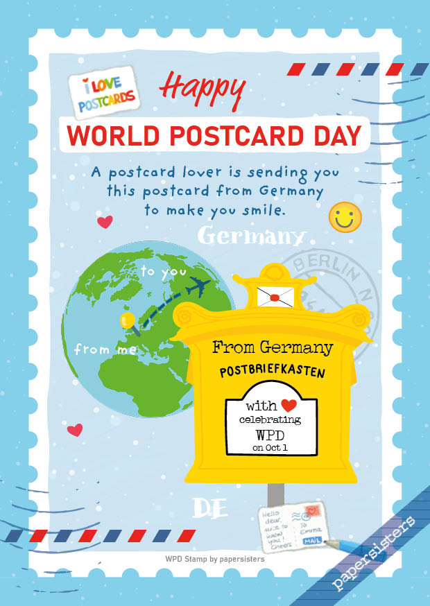 WPD Stamp DE - Germany - Vintage