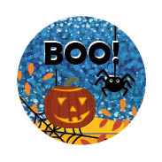 S* Sticker Boo 25mm rund 5er