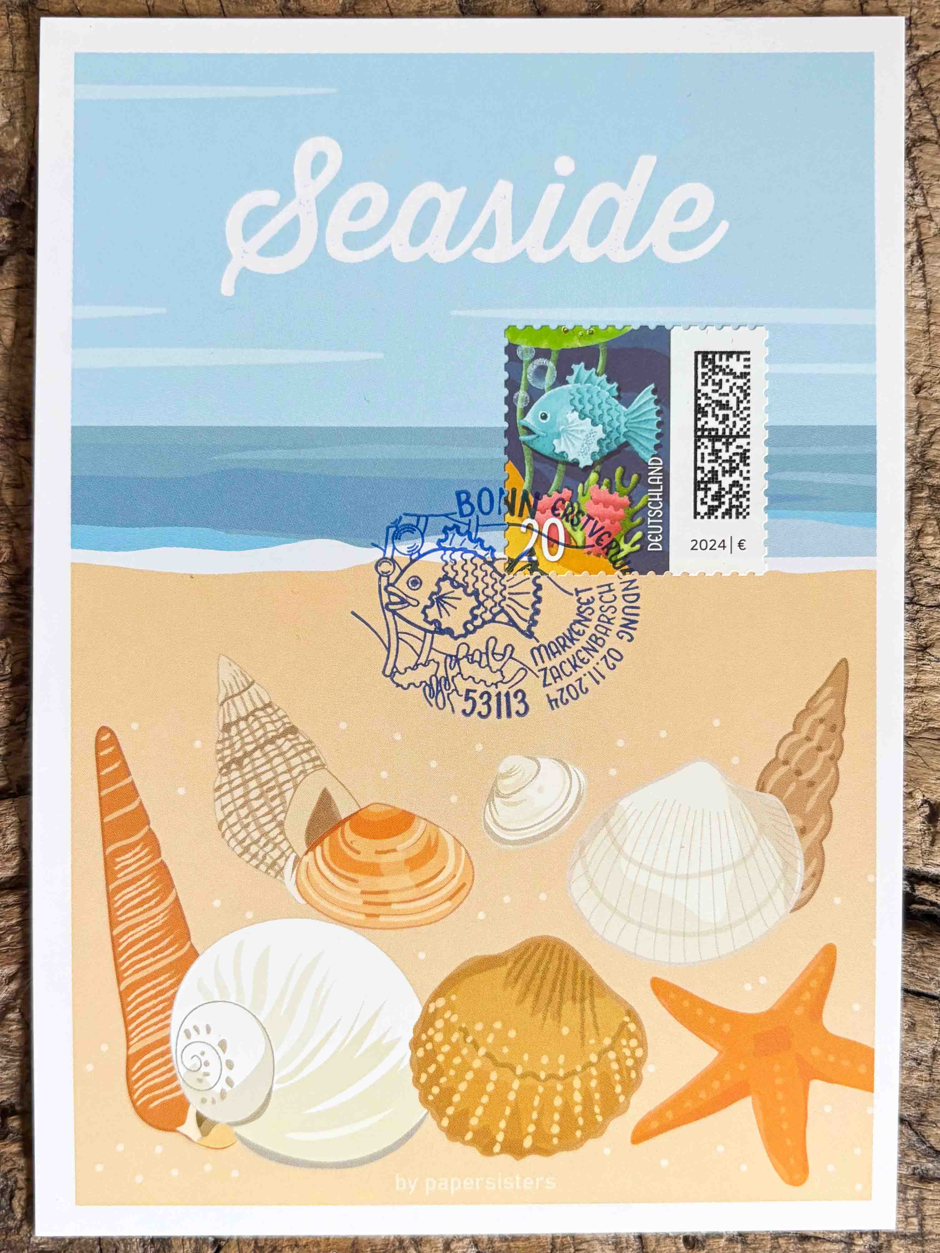 Maximum Postcard Seaside & Fish
