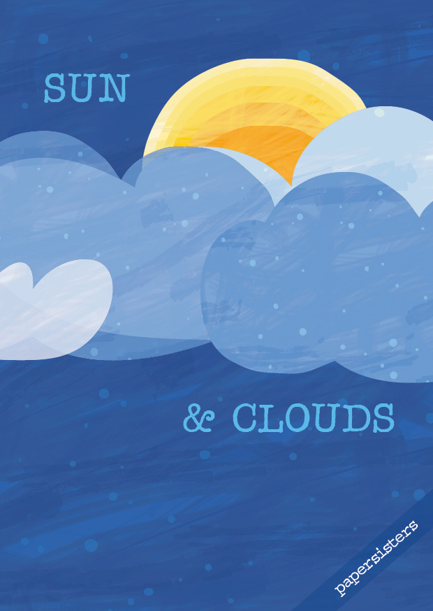 papersisters-Sun-Clouds-Sonne-und-Wolken-Postkarte-Postcard-Wetter-weather Sun & Clouds