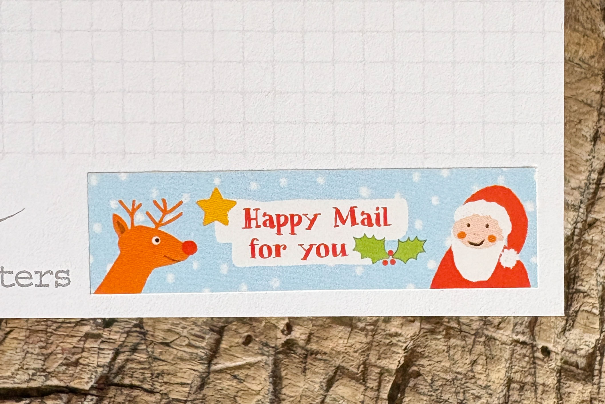 Happy Christmas Mail Sticker Set 