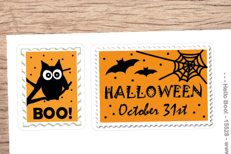 Halloween Stamps Sticker Set 