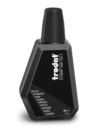 Stempelfarbe Schwarz zum Nachfüllen