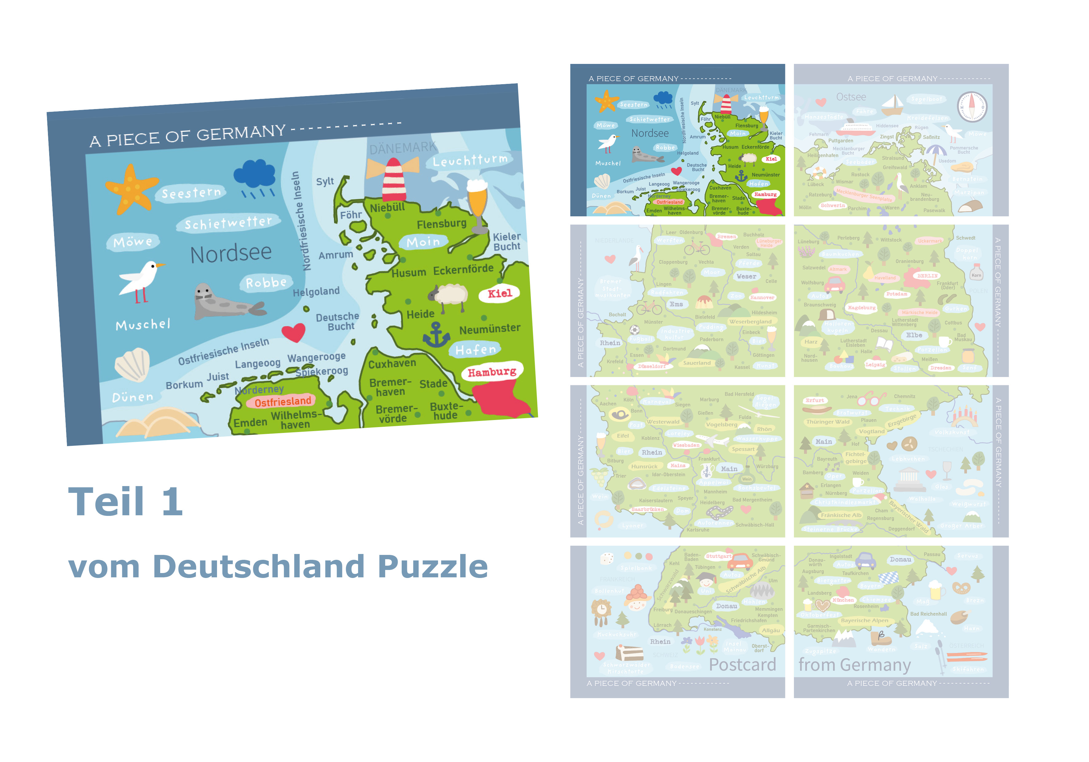 Deutschland Puzzle - Teil 1
