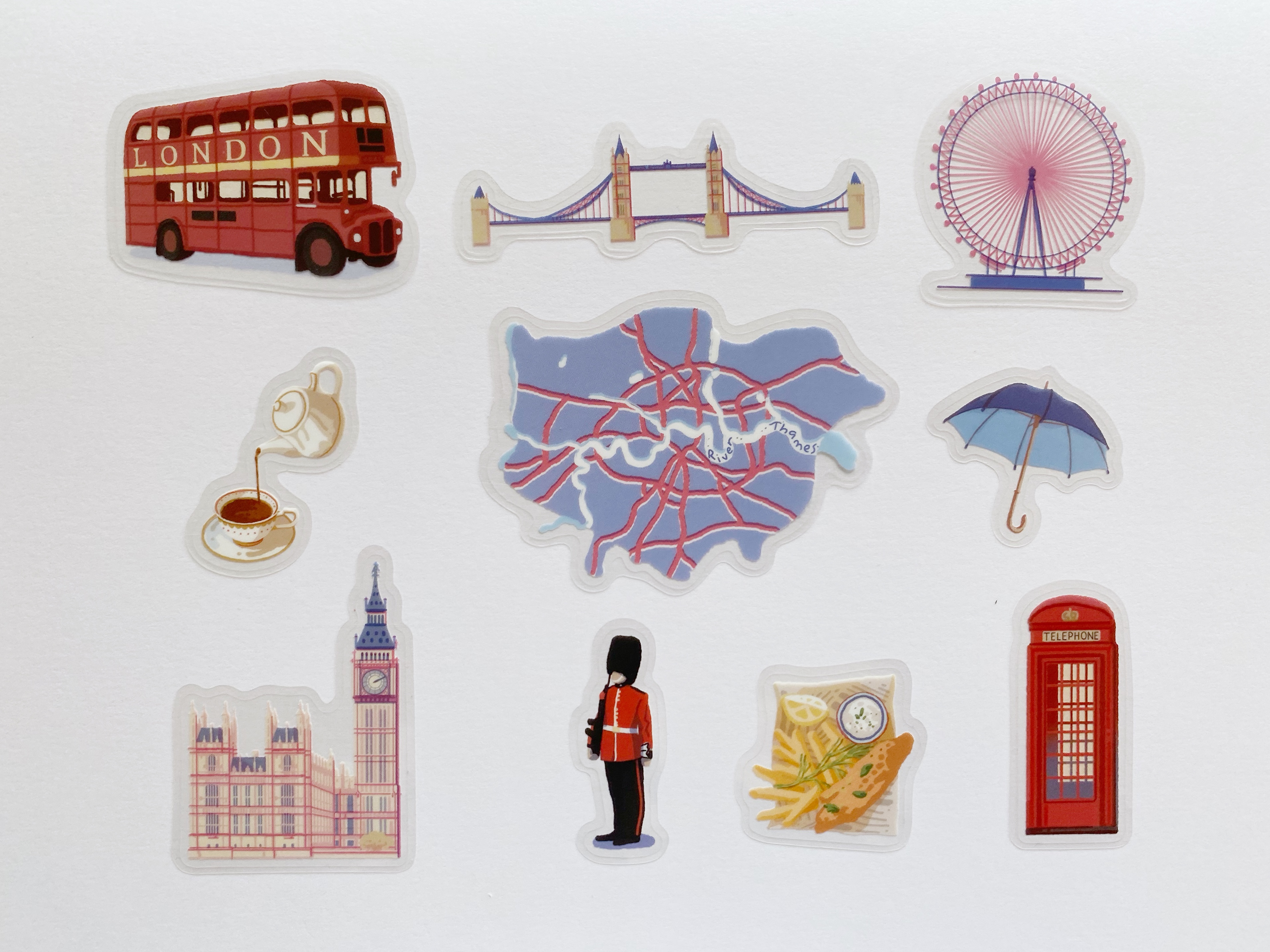 London Sticker Set