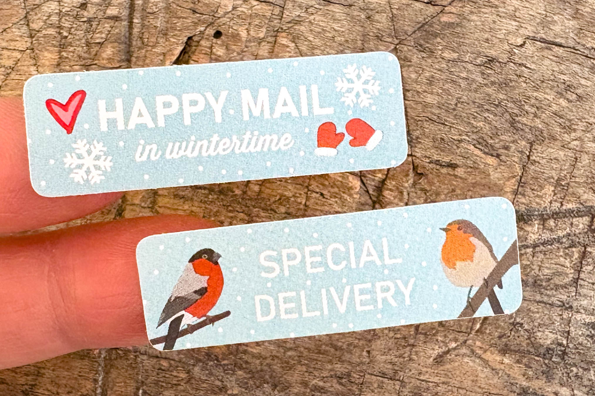 Winter Mail Sticker Set 