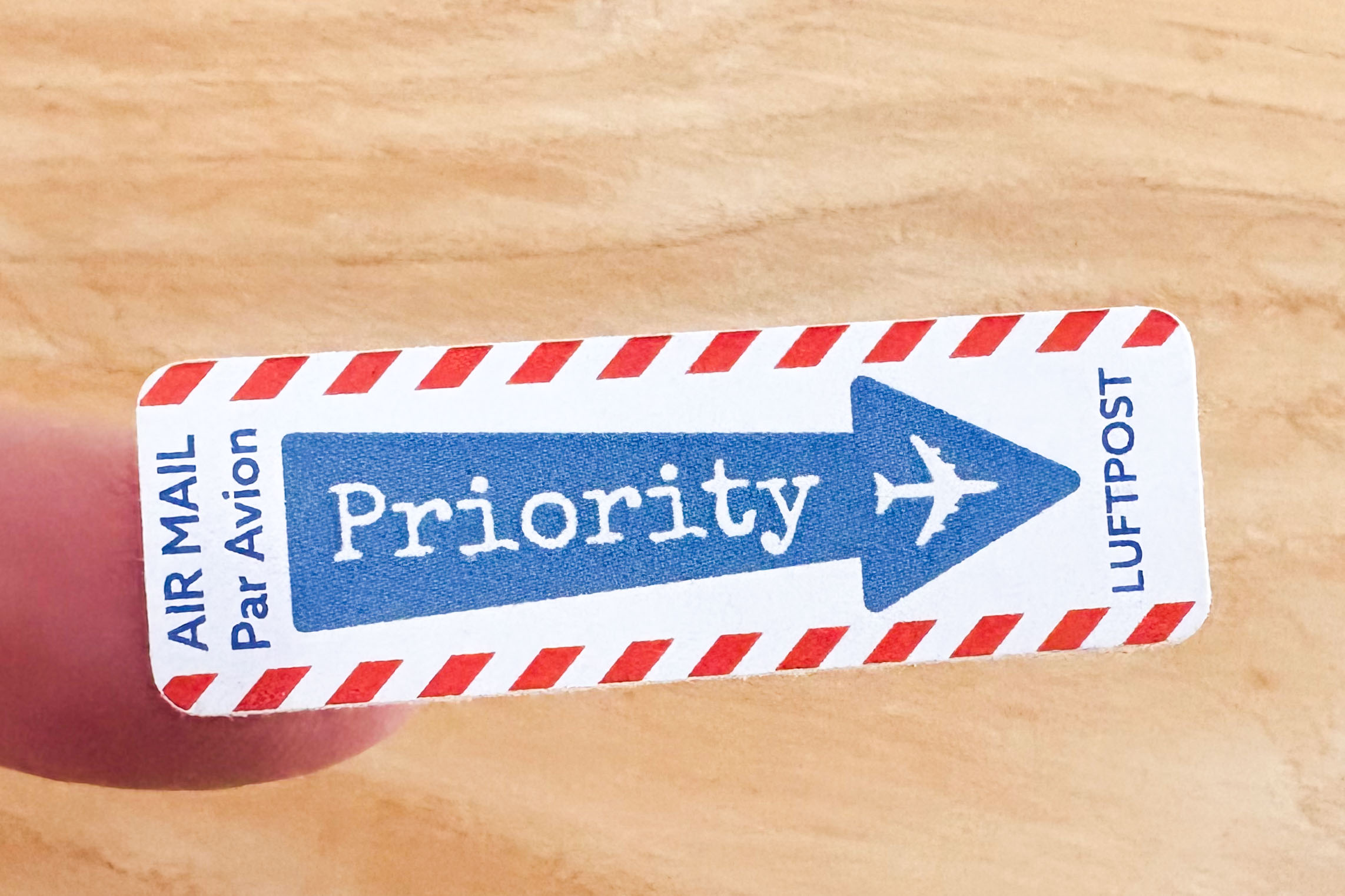 Destination Priority Sticker Set 