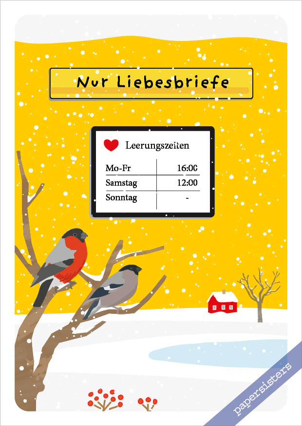 Briefkasten Winter