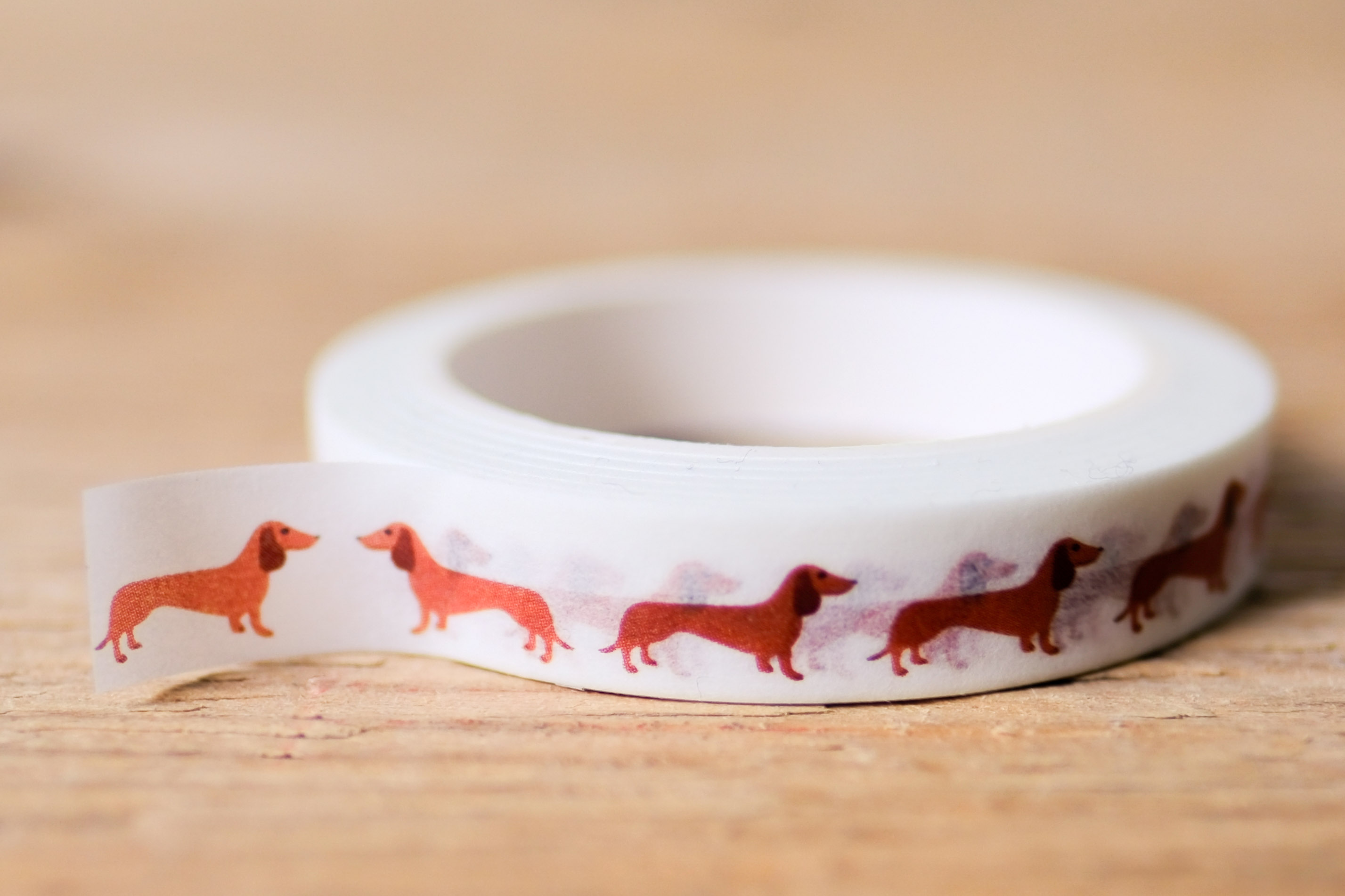 papersisters tape dachshund parade line