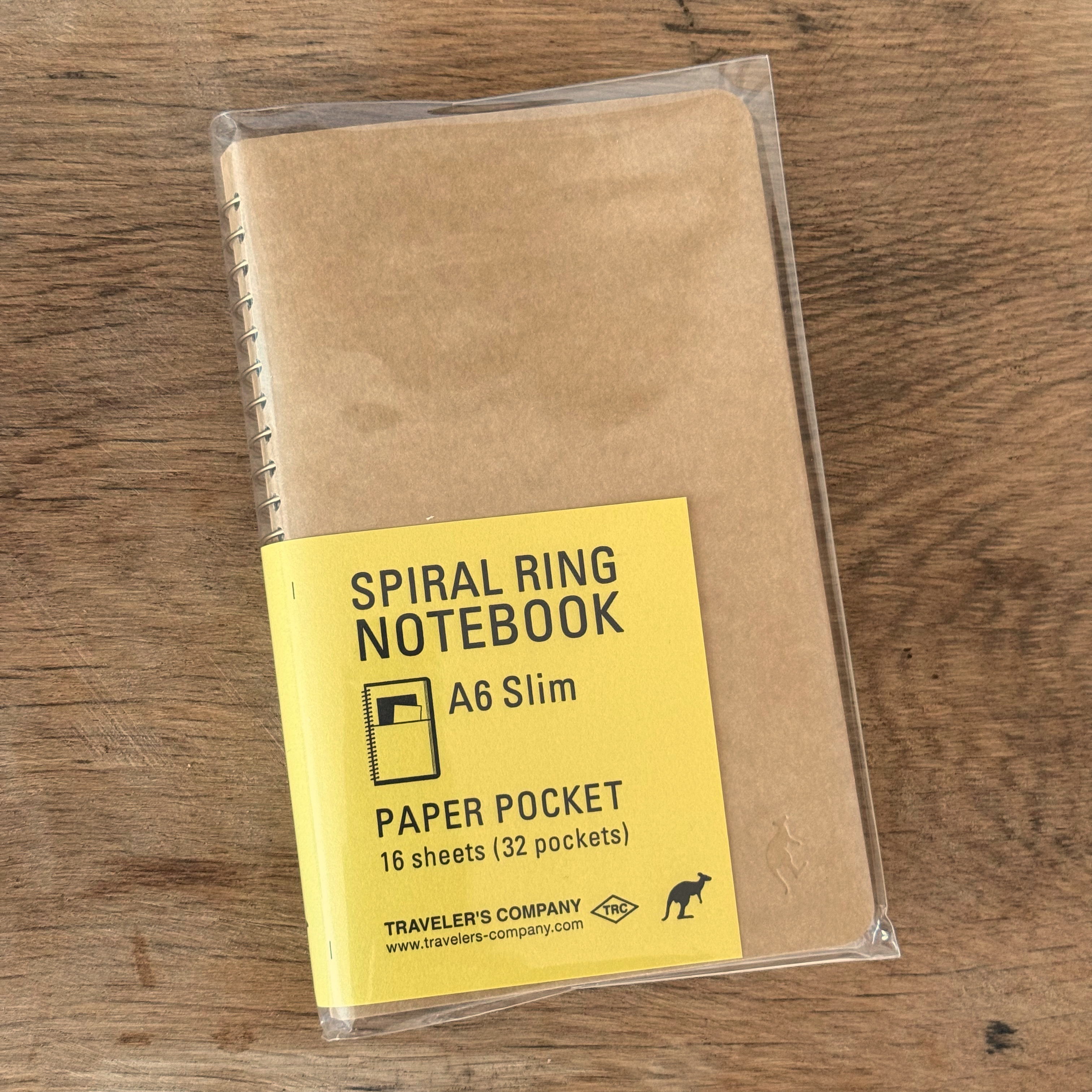 TRC Spiral Ring Notebook Paper Pocket 