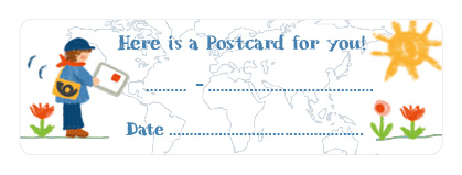 S* Sticker Postcard ID Lighthouses 65x26 5er