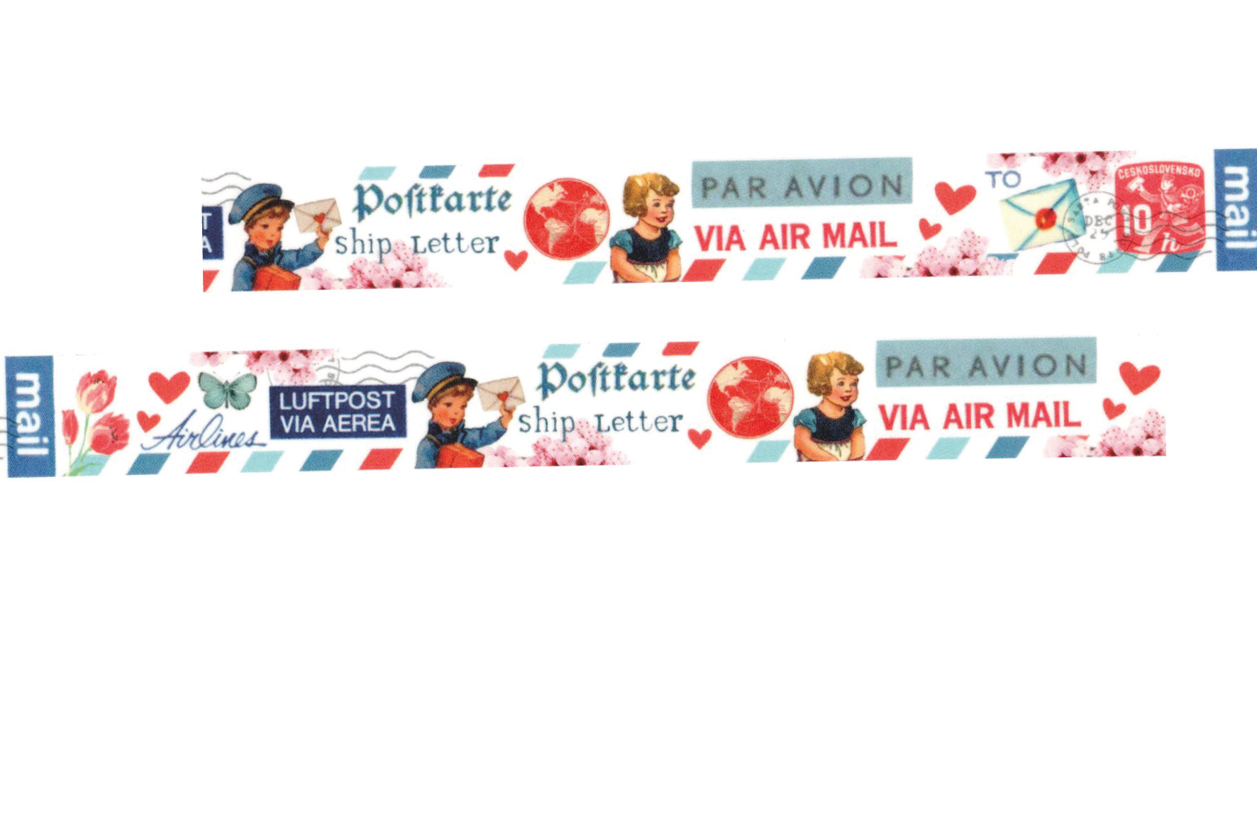 papersisters tape airmail mailart