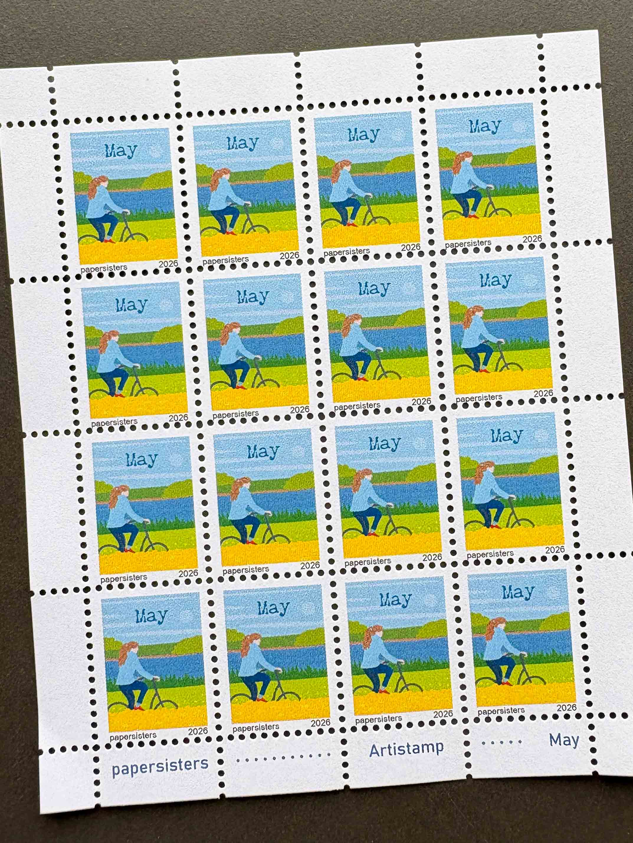 Mai papersisters Artistamps