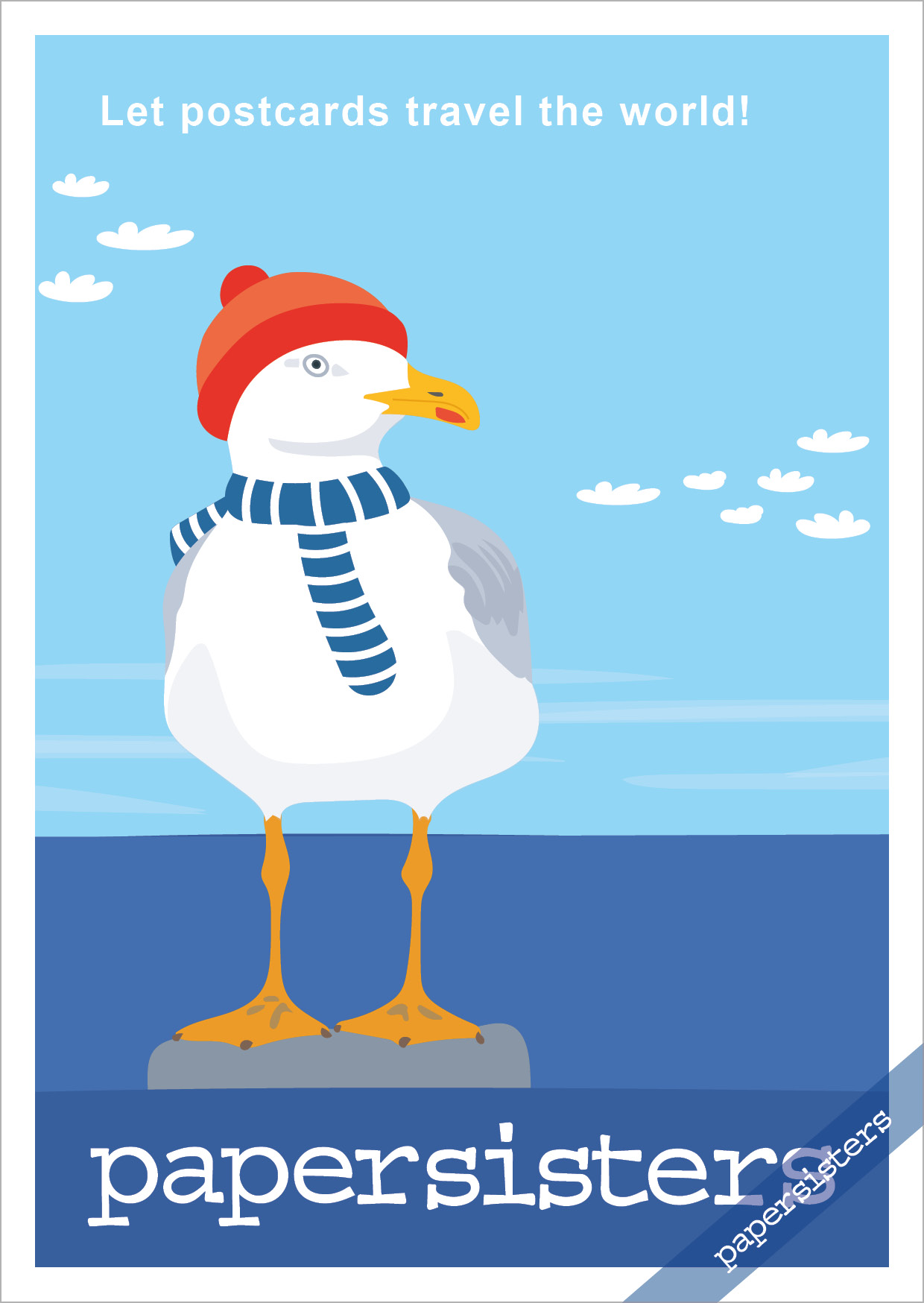 Postcard "Sea Breeze" by papersisters