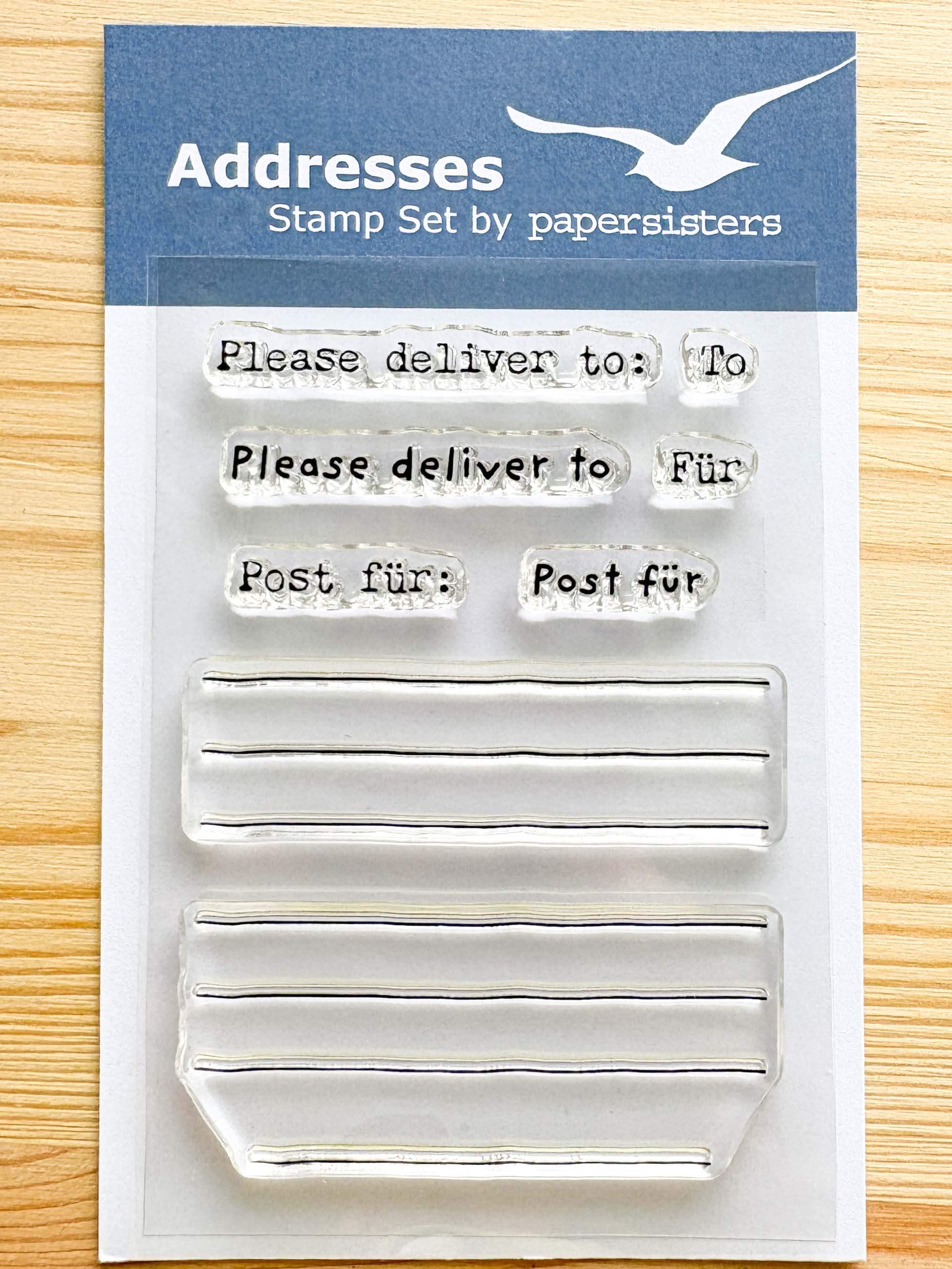 Stempelset "Addresses" by papersisters 