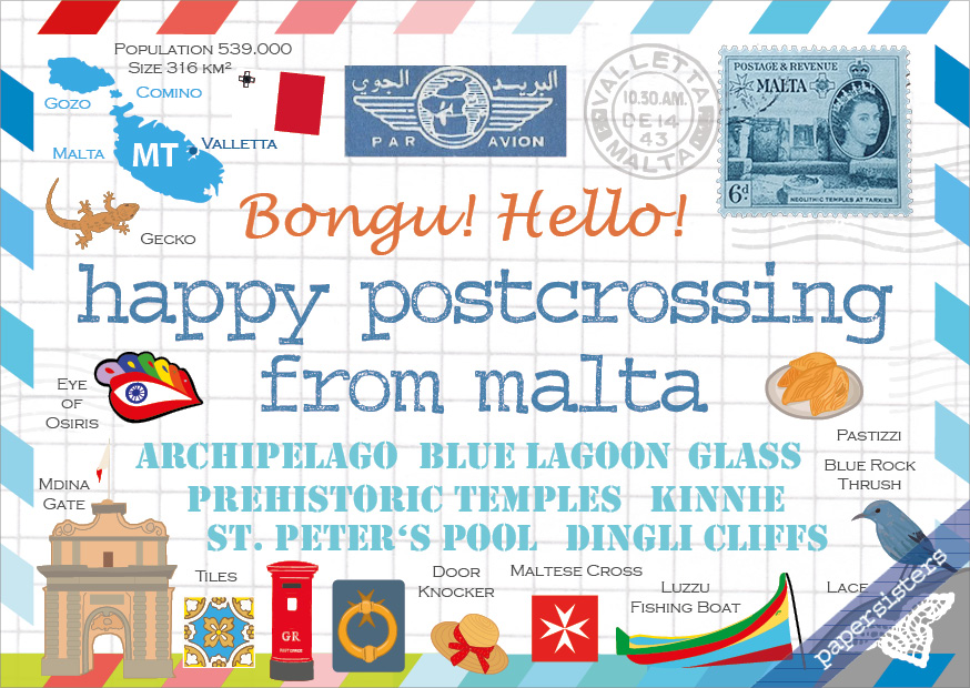 Happy Postcrossing MT