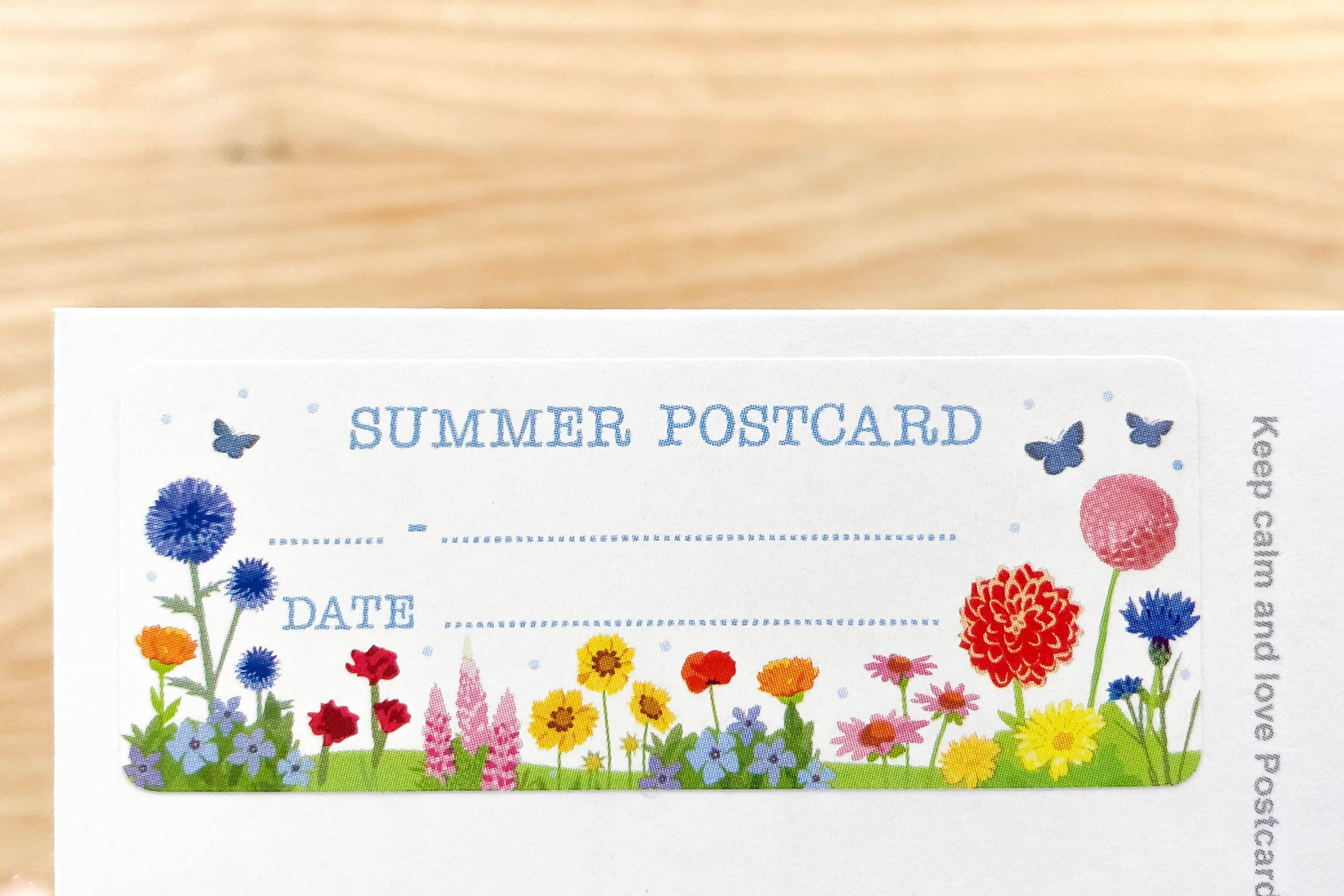 Postcard ID Summer Flower Sticker Set 40 Stück